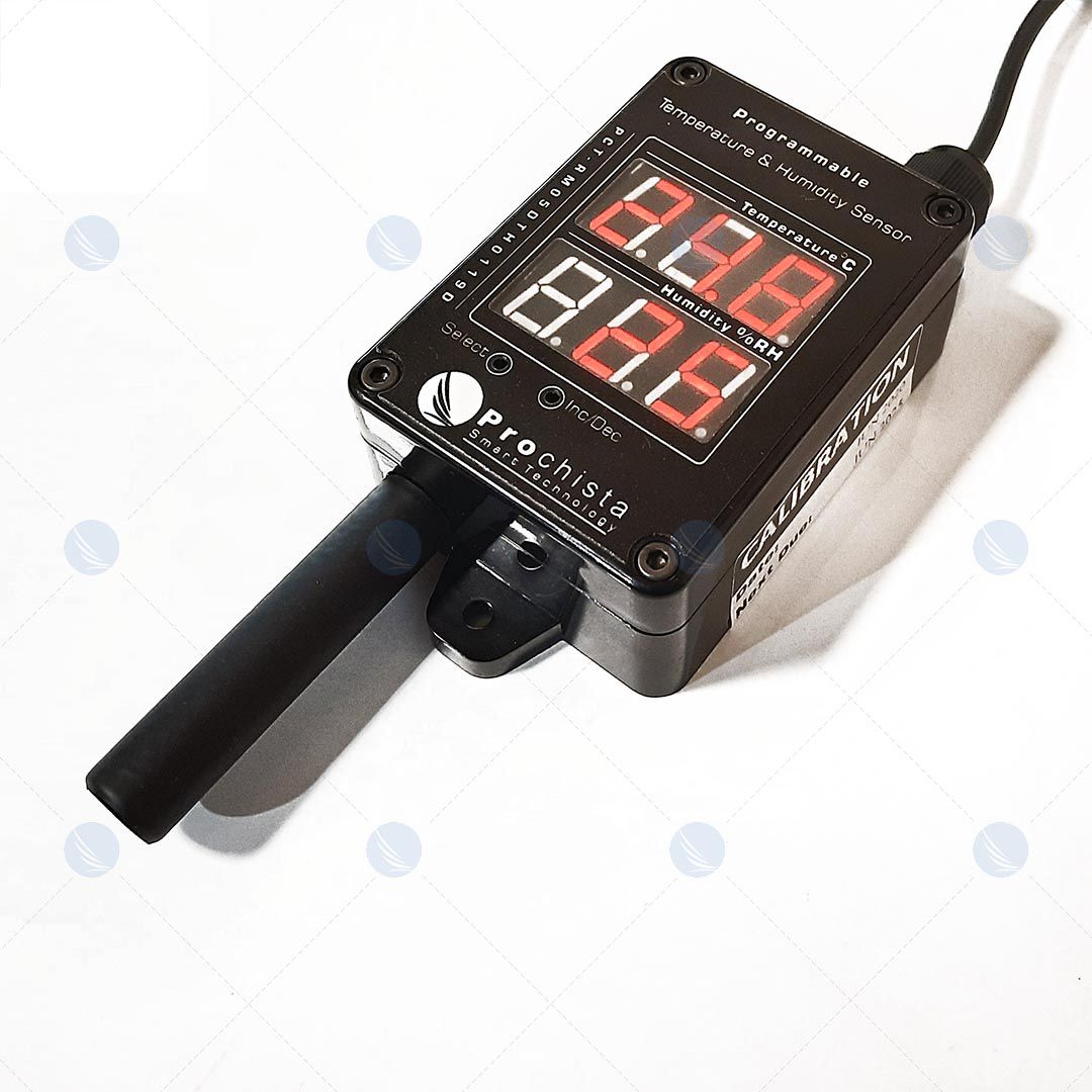 سنسور دما و رطوبت به همراه نمایشگر Temperature and Humidity Display Sensor